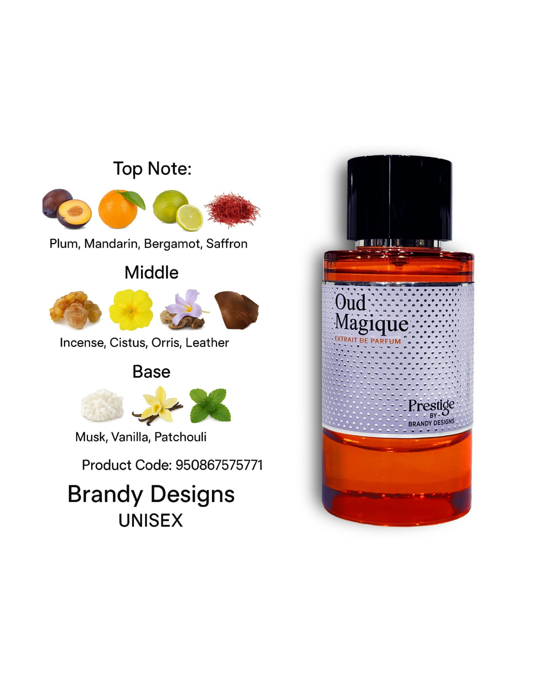 Prestige by Brandy Designs: Oud Magique - 100ML EDP