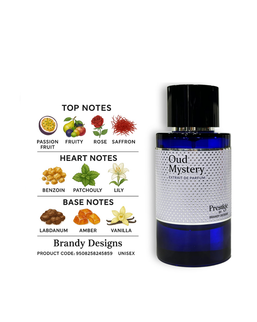 Prestige by Brandy Designs: Oud Mystery - 100ML EDP